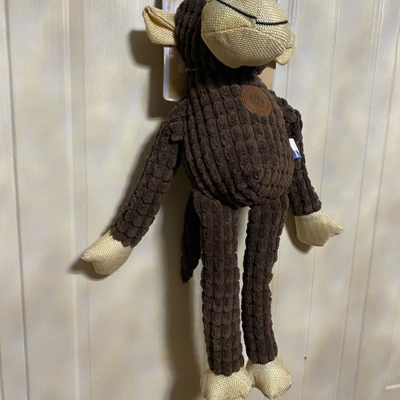 AKC American Kennel Club Monkey 16” Dog   Toy With Squeaker - Picture 5 of 6